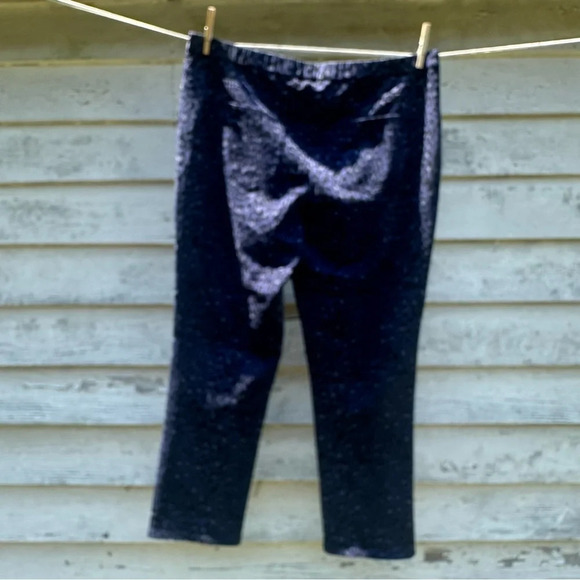 d&co cheetah print jeggings black & purple animal print steetwear plus size - Picture 2 of 7